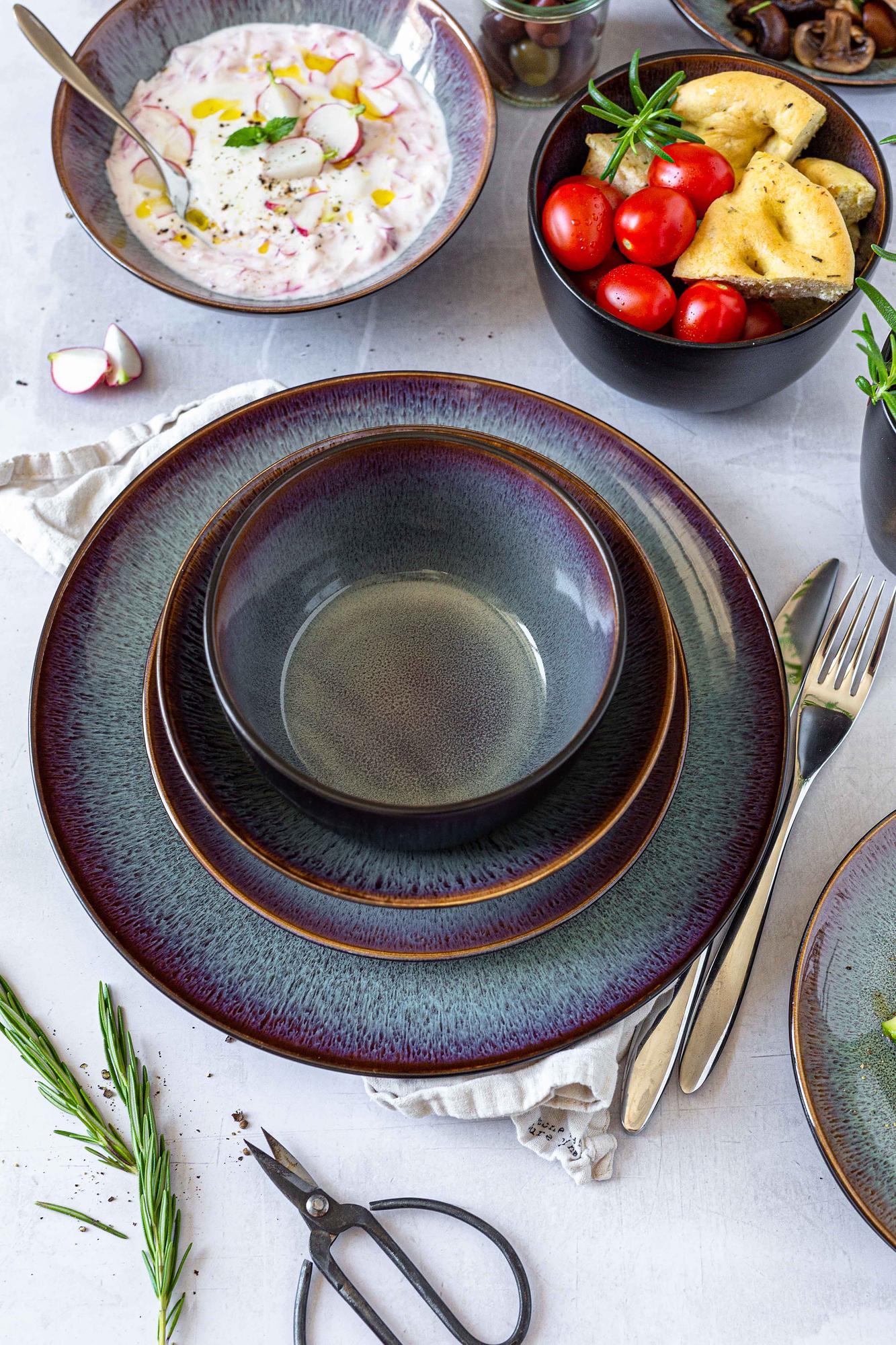 20x Combination set Teona Ceramic Black 4