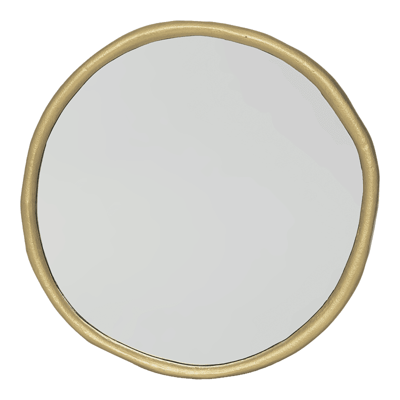 Rox Spiegel Aluminium Gold 1