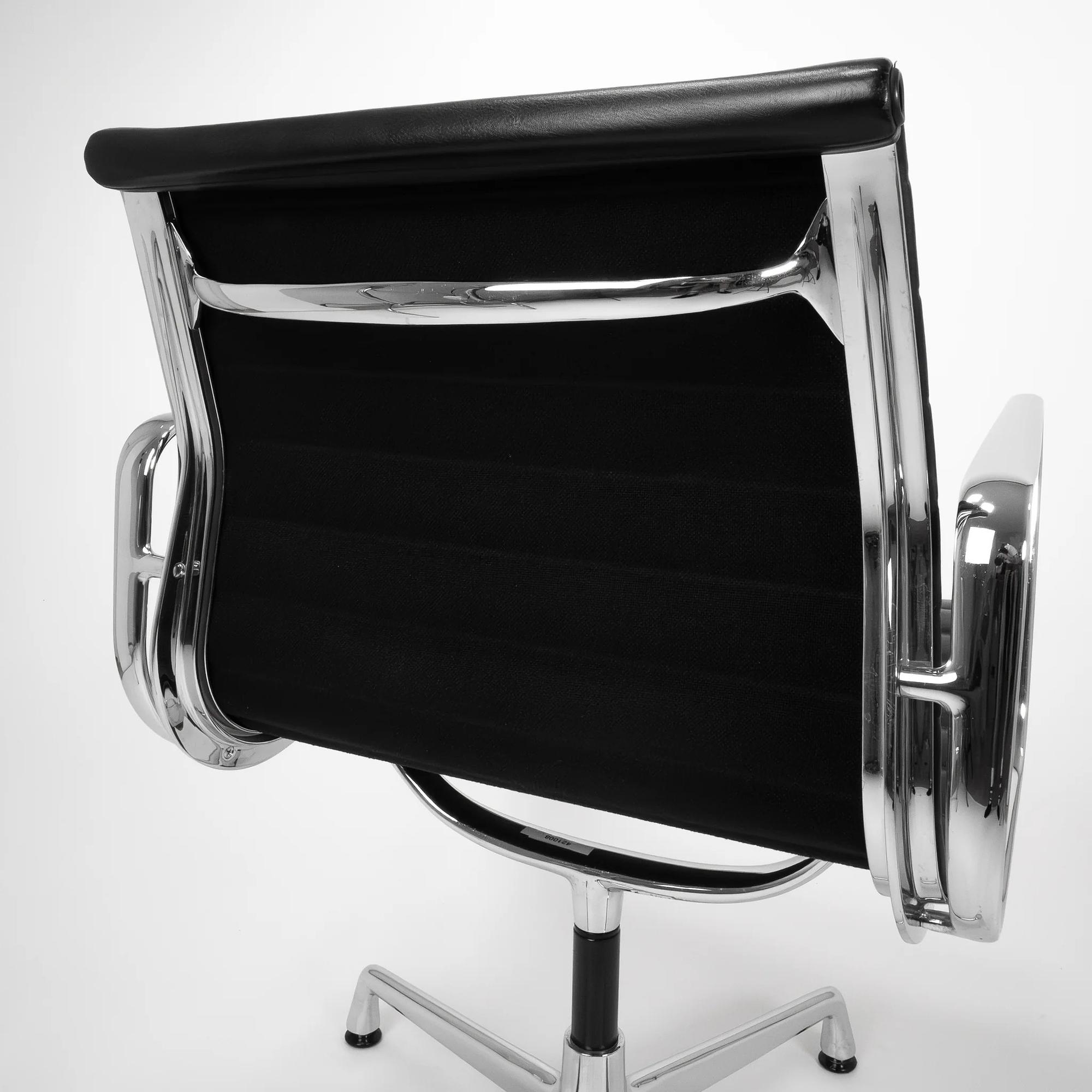 EA108 Bürostühl Eames Chrom Schwarz 9