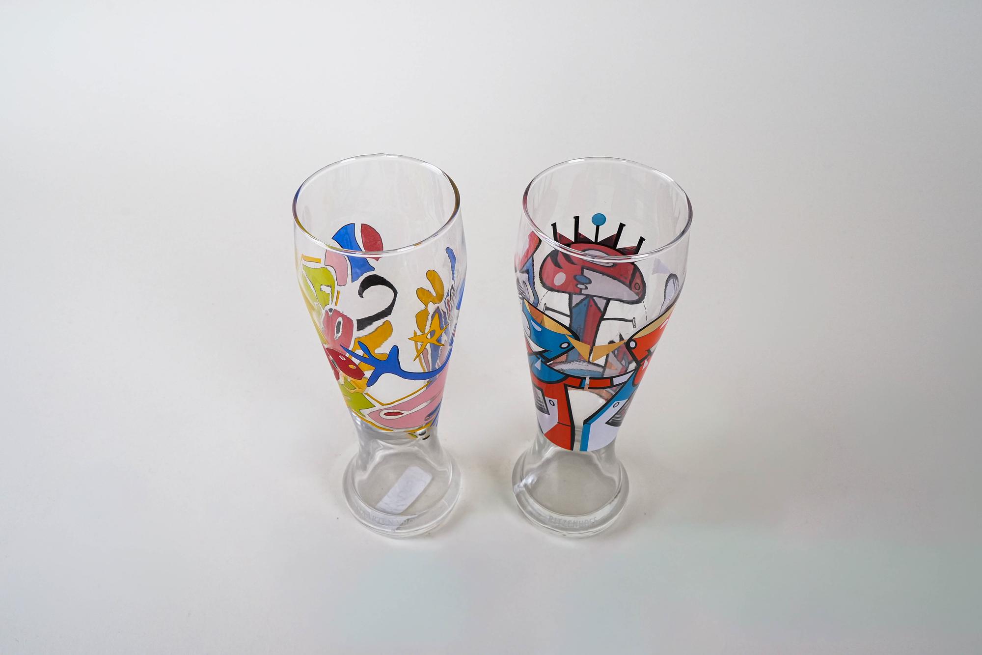 Sammlergläser-Set 1990er Jahre 2