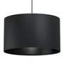 Pendant lamp 1-bulb mixed fabric Black 0