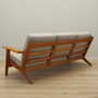 Vintage Sofa Oak Wood Textile Grey 1960s 5