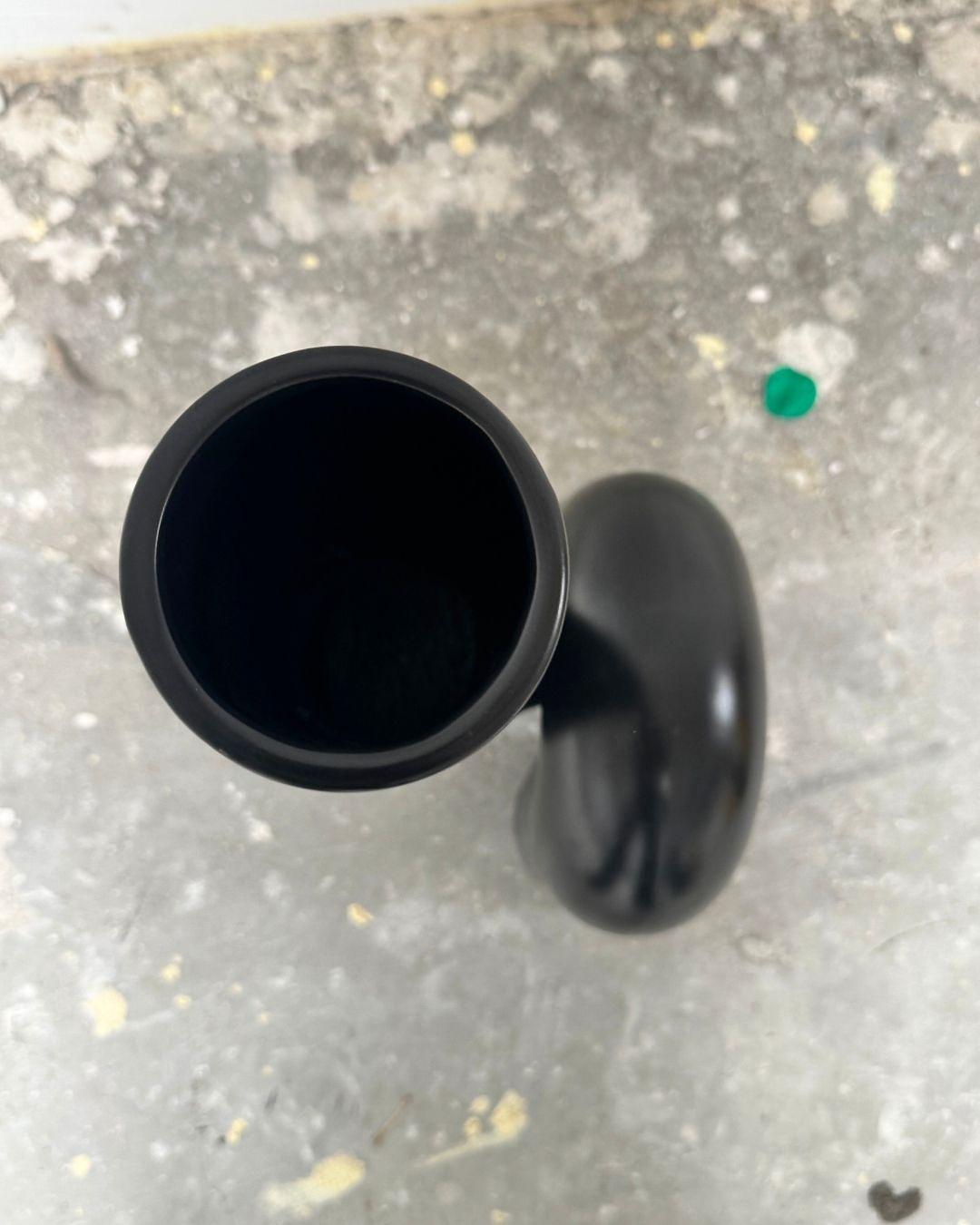 Yourtube Vase Keramik Schwarz 3