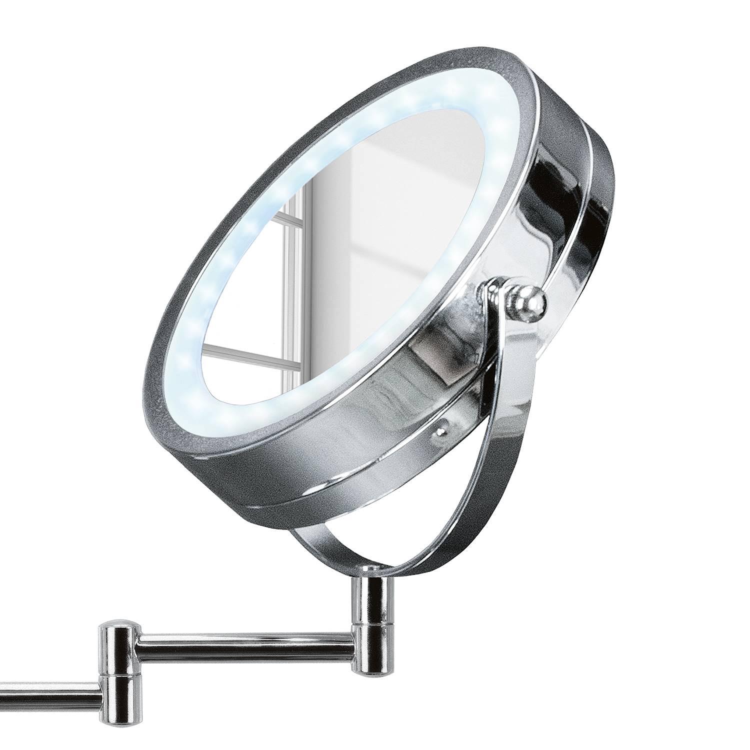Kosmetikspiegel Brilliant Mirror 3-Fach Vergrößerung Silber 1