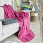 Wohndecke aus Visco Fleece Anthrazit 7