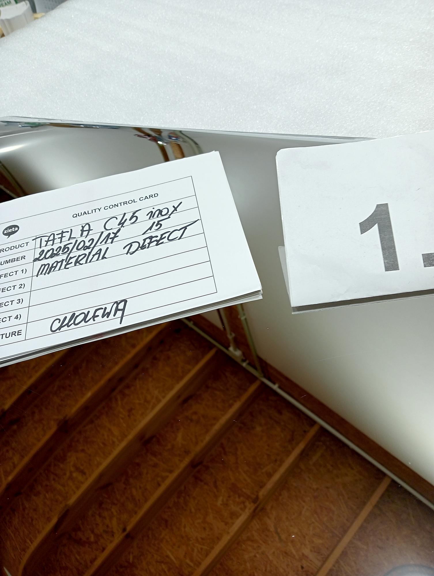 Tafla Specchio C4.5 Acciaio Inox Lucidato Argento 3