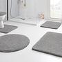 Relax Bath Mat Polyacrylic Grey 60x100cm 2