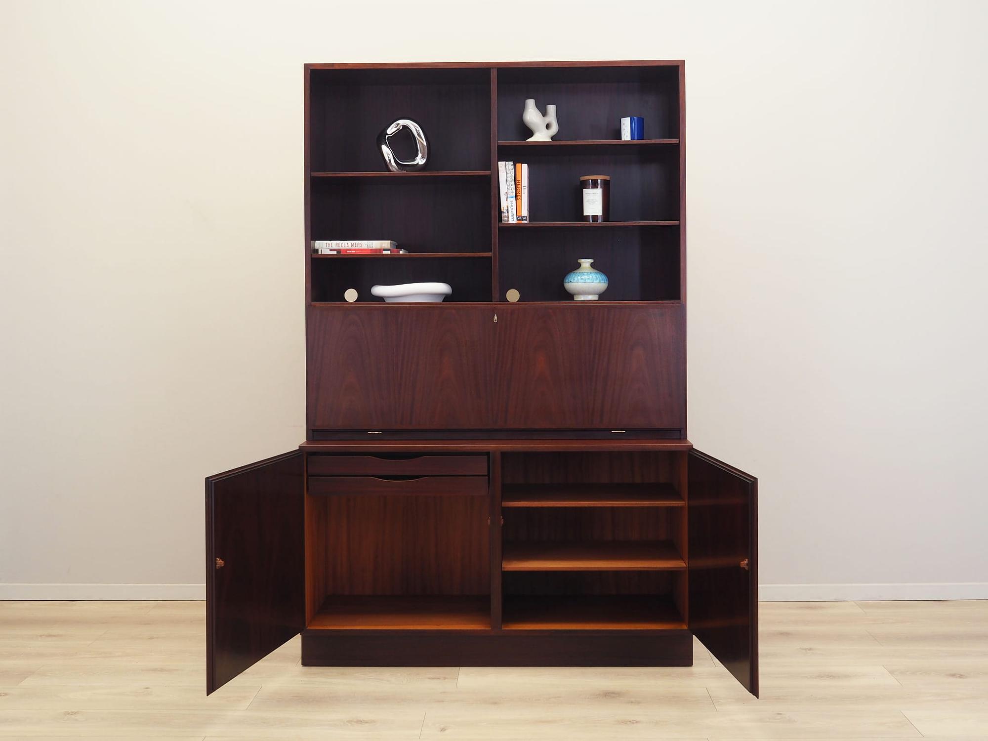 Mahogany bookcase 1970s 3