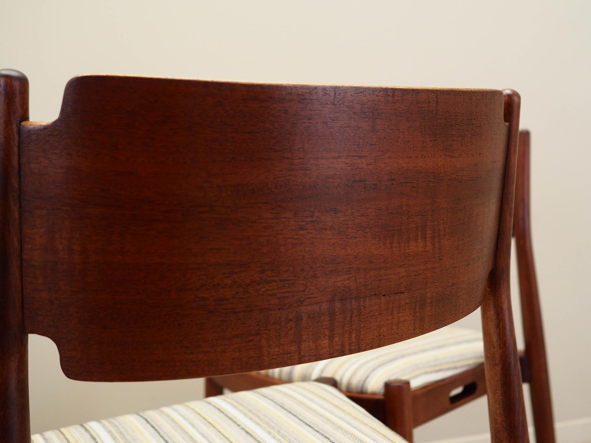 4x Chair Set Multicolored 1970s 11