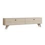 Paris Lowboard Holzfurnier Travertin 0