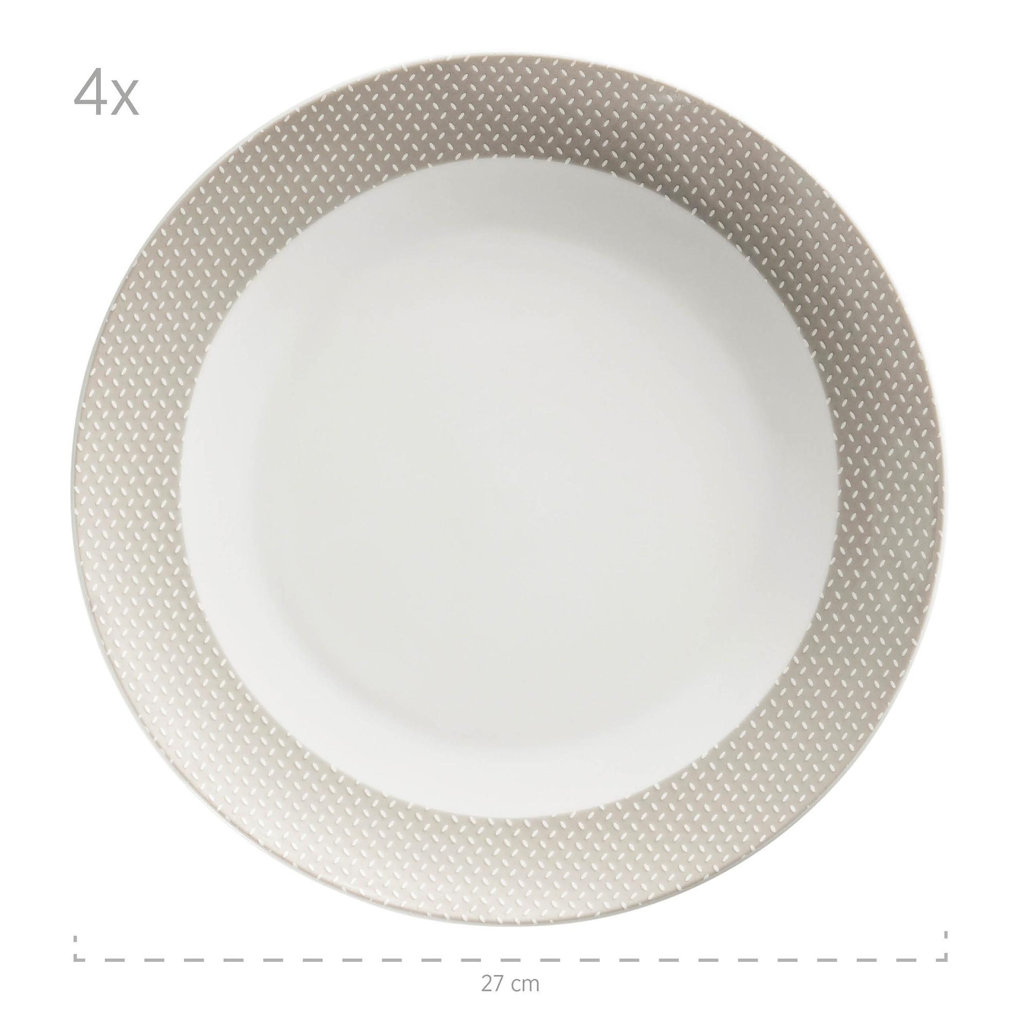 Kitchen Time Kombiservice 16-teilig Porzellan Beige 4