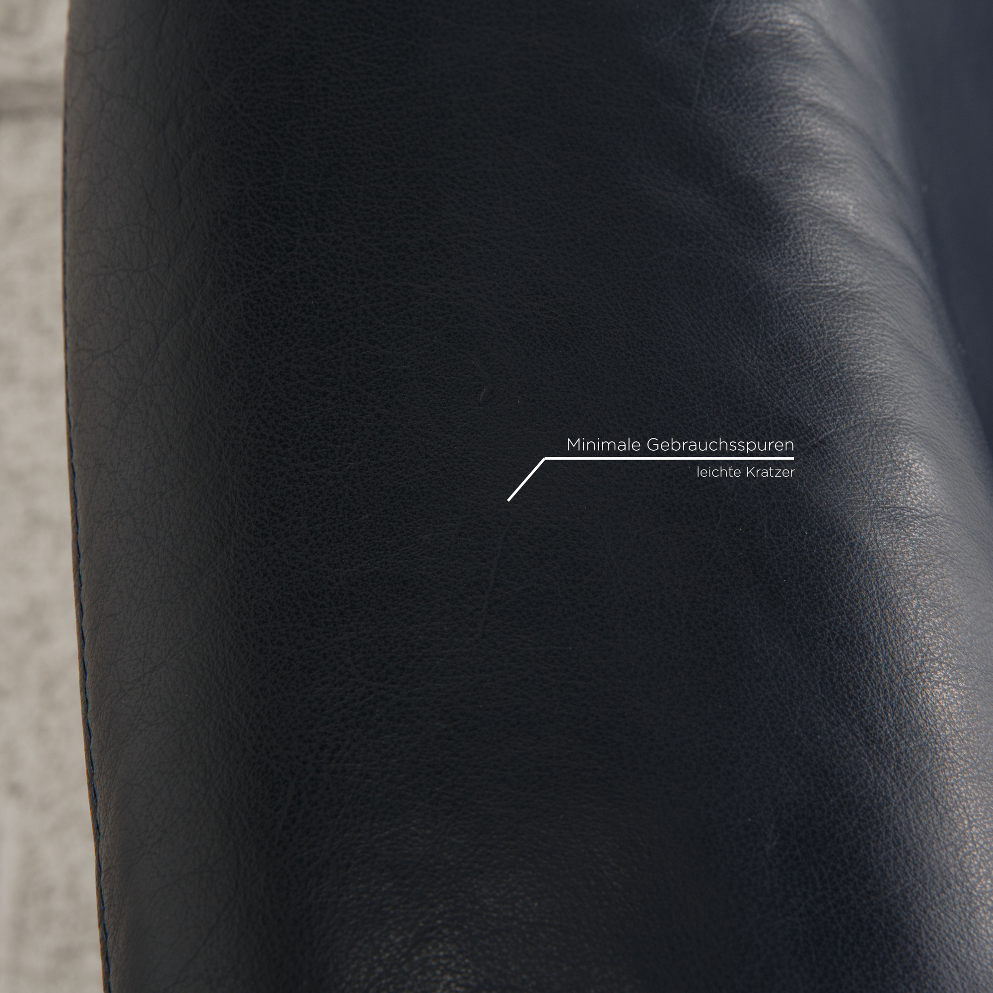 Paradise Sofa 2-Sitzer Leder Dunkelblau 4