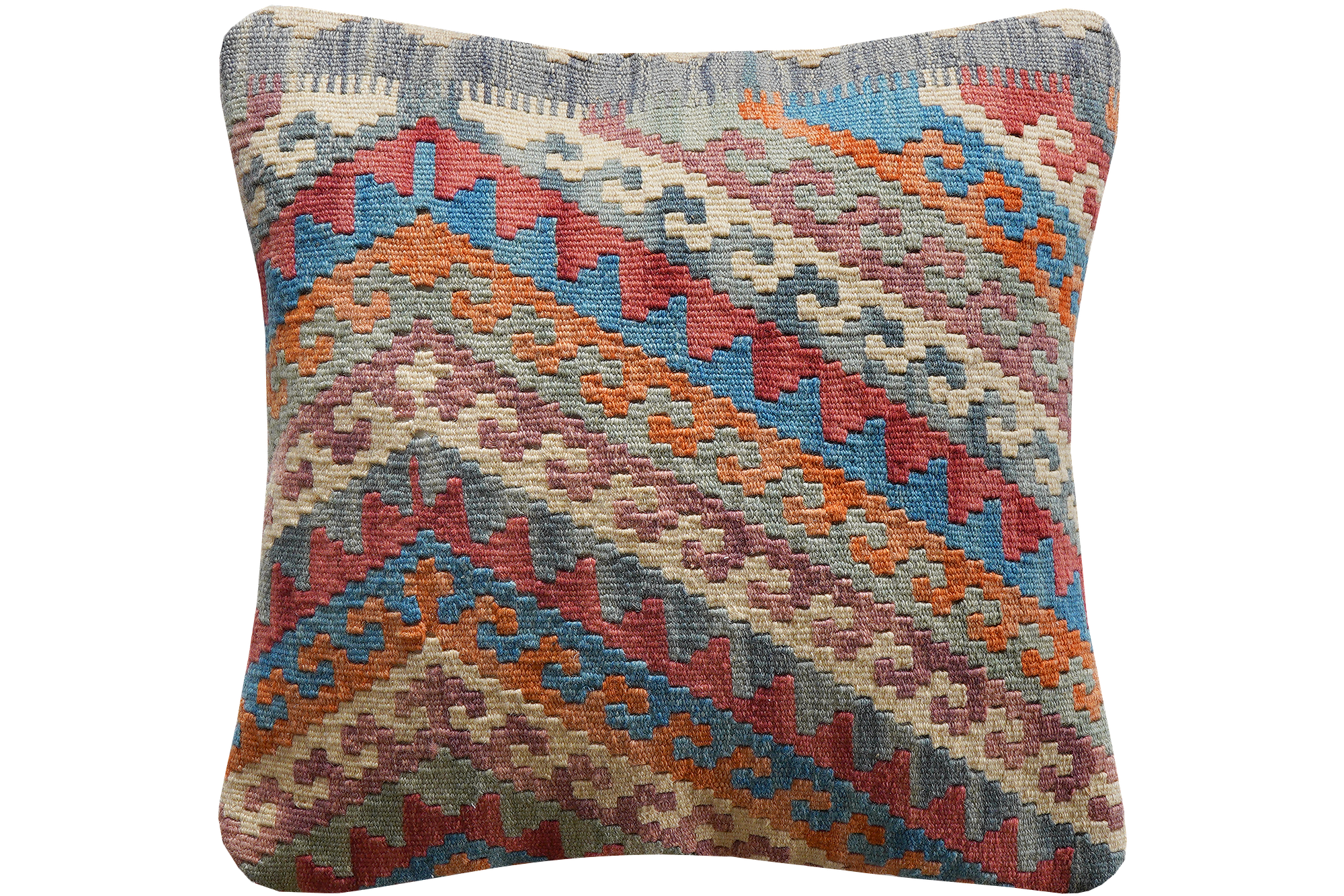 Carpet Pillow Wool Cotton Multicolored 0