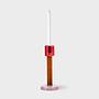 Bole Kerzenhalter Glas Rot 2