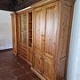 Biblioteca Wohnzimmerschrank Braun 1