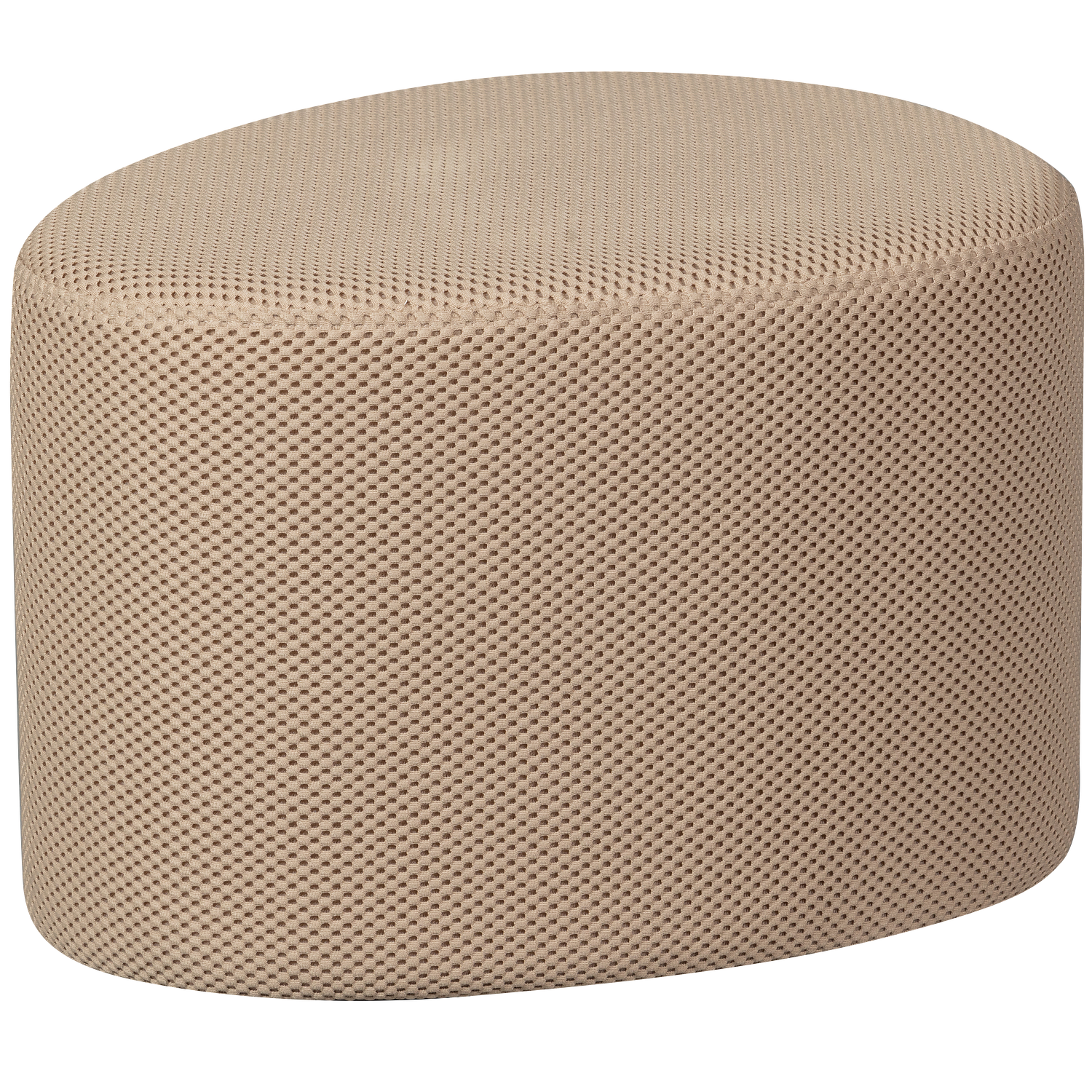 2x Puuk Footstool Woven Light Brown 0