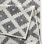 Nizza In-/Outdoorteppich Grau 1
