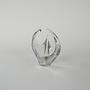 Space Age Glassplatte Transparent 1960er Jahre 4