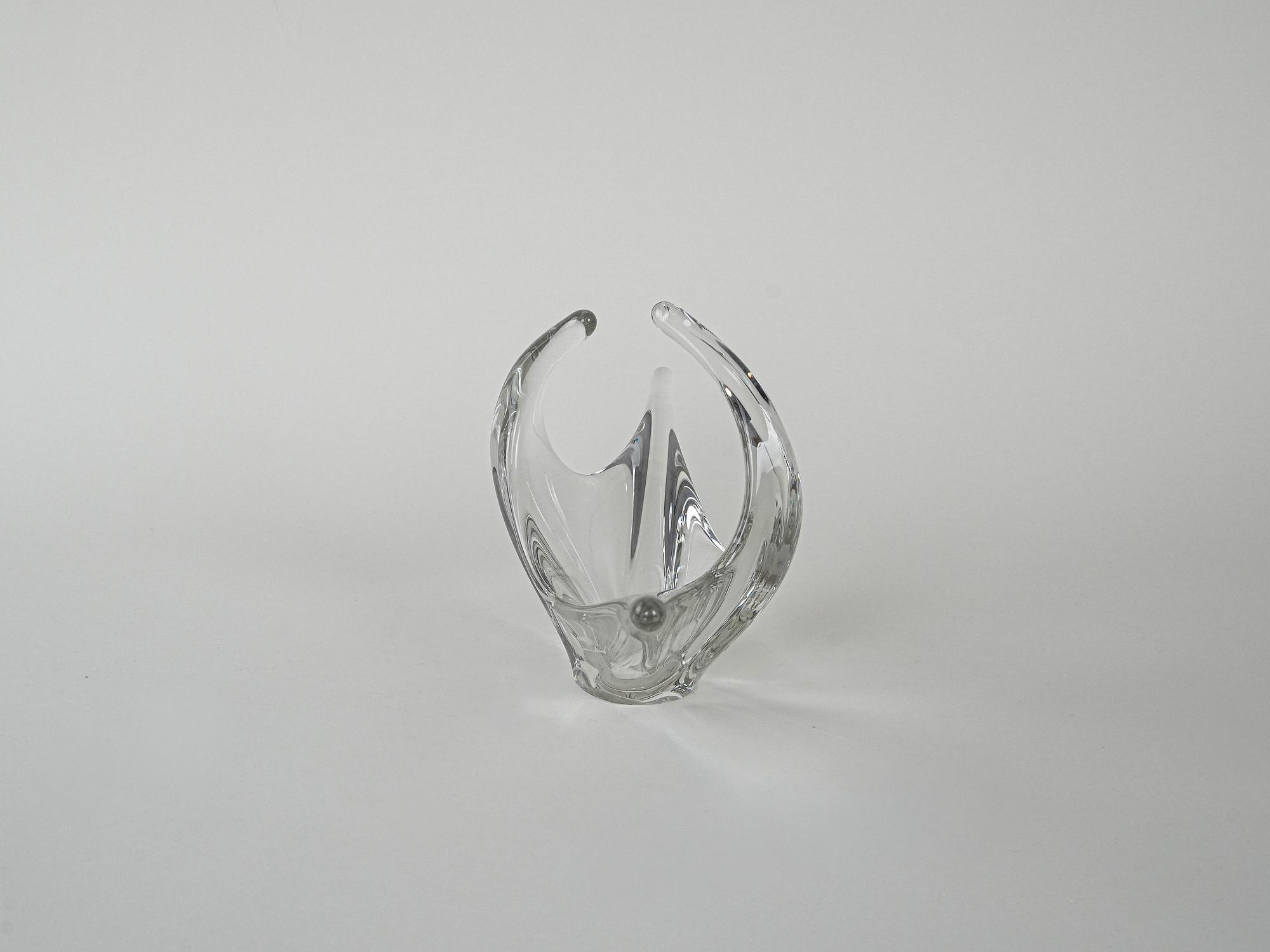 Space Age Glassplatte Transparent 1960er Jahre 4