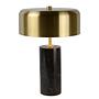 Mirasol Tischleuchte Mamor Schwarz Messing 4