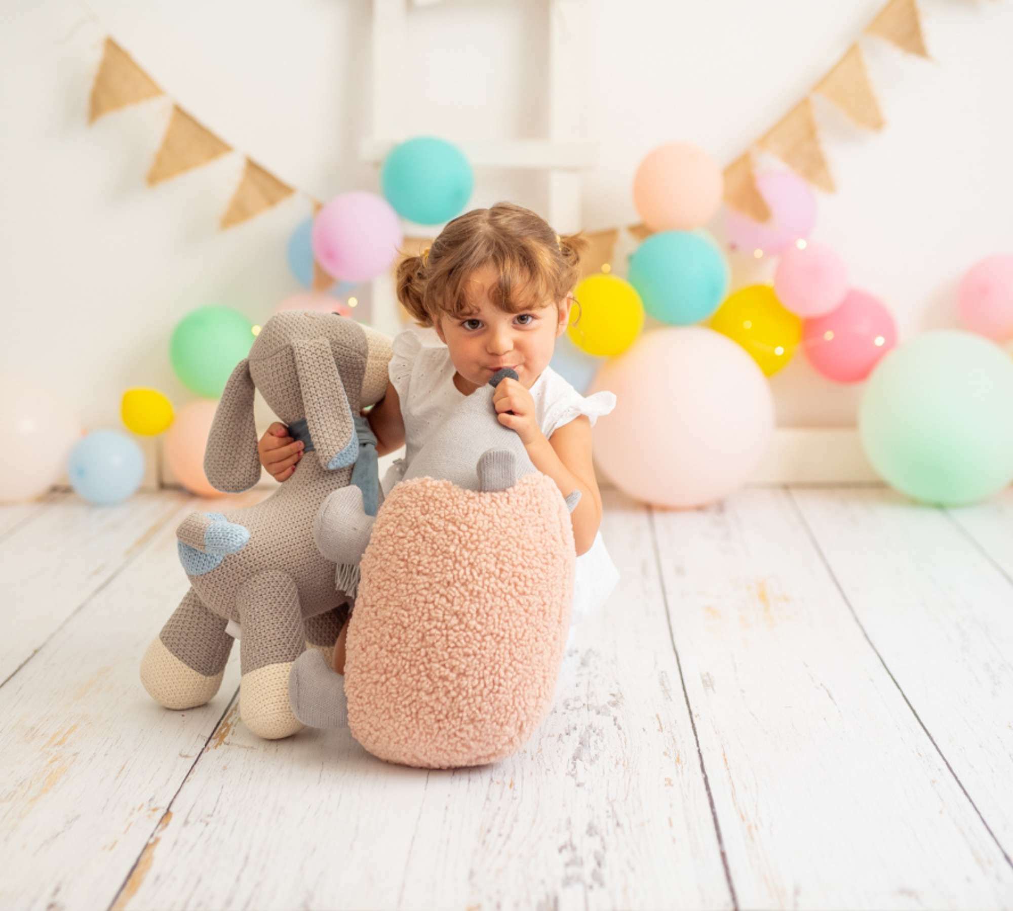 Hedgehog Mini Plush Toy Cotton Pink 7