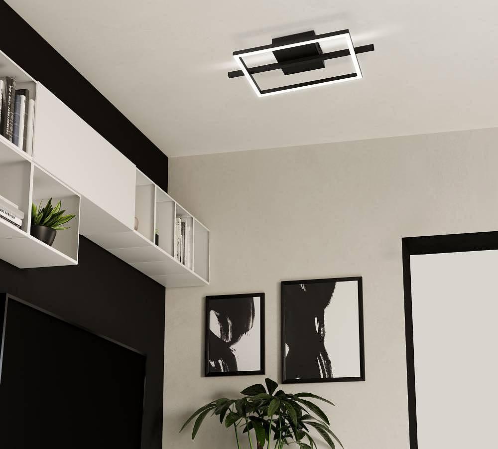 Amandolo LED-Deckenleuchte Polycarbonat Stahl 1-flammig 2