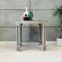 Vintage Couchtisch Holz Grau 1940er Jahre 1