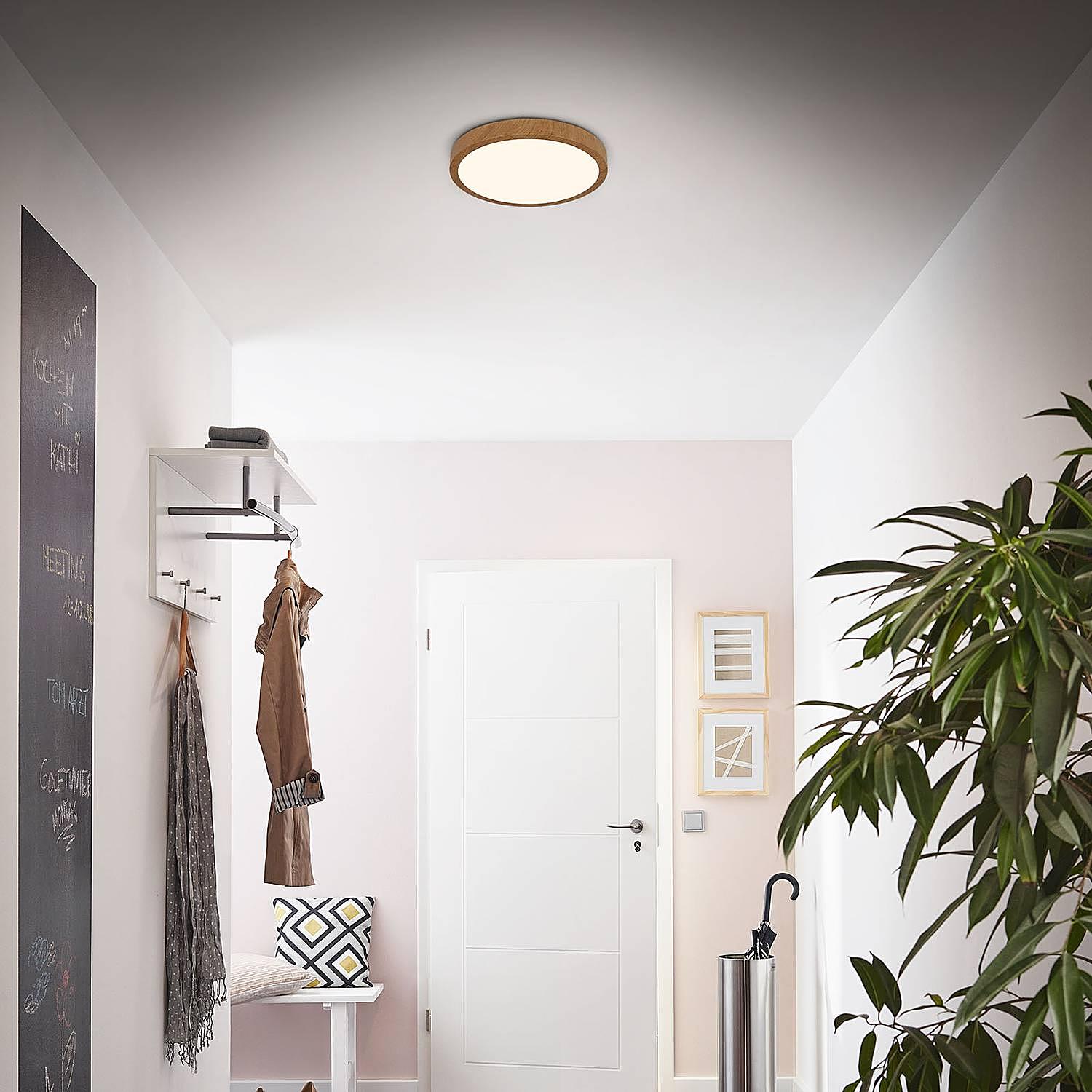 LED-Deckenleuchte Runa Braun 2