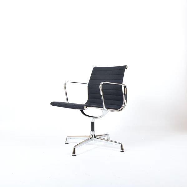 Vitra EA108 Aluminium Chair Hopsack Schwarz 0