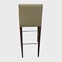 Anna Bar Stool Leather Wood Beige 2