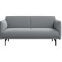 Berne Sofa 2-Sitzer Frisco-Stoff Hellgrau 2