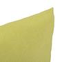 2x Milan Cushion Cover Synthetic Fibre Curry Yellow 40 x 40 cm 1