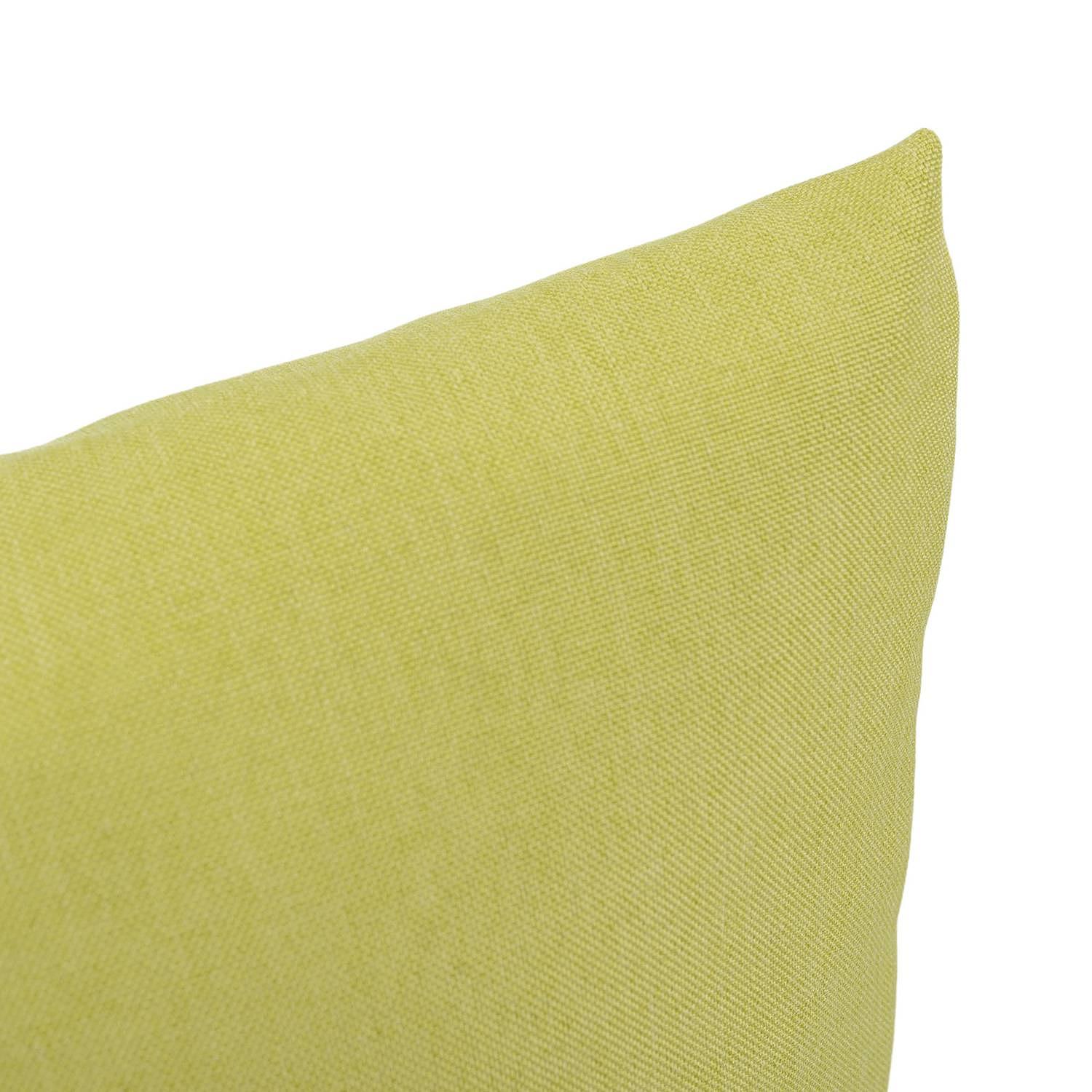 2x Milan Cushion Cover Synthetic Fibre Curry Yellow 40 x 40 cm 1