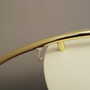 Table lamp metal white 1980s 6