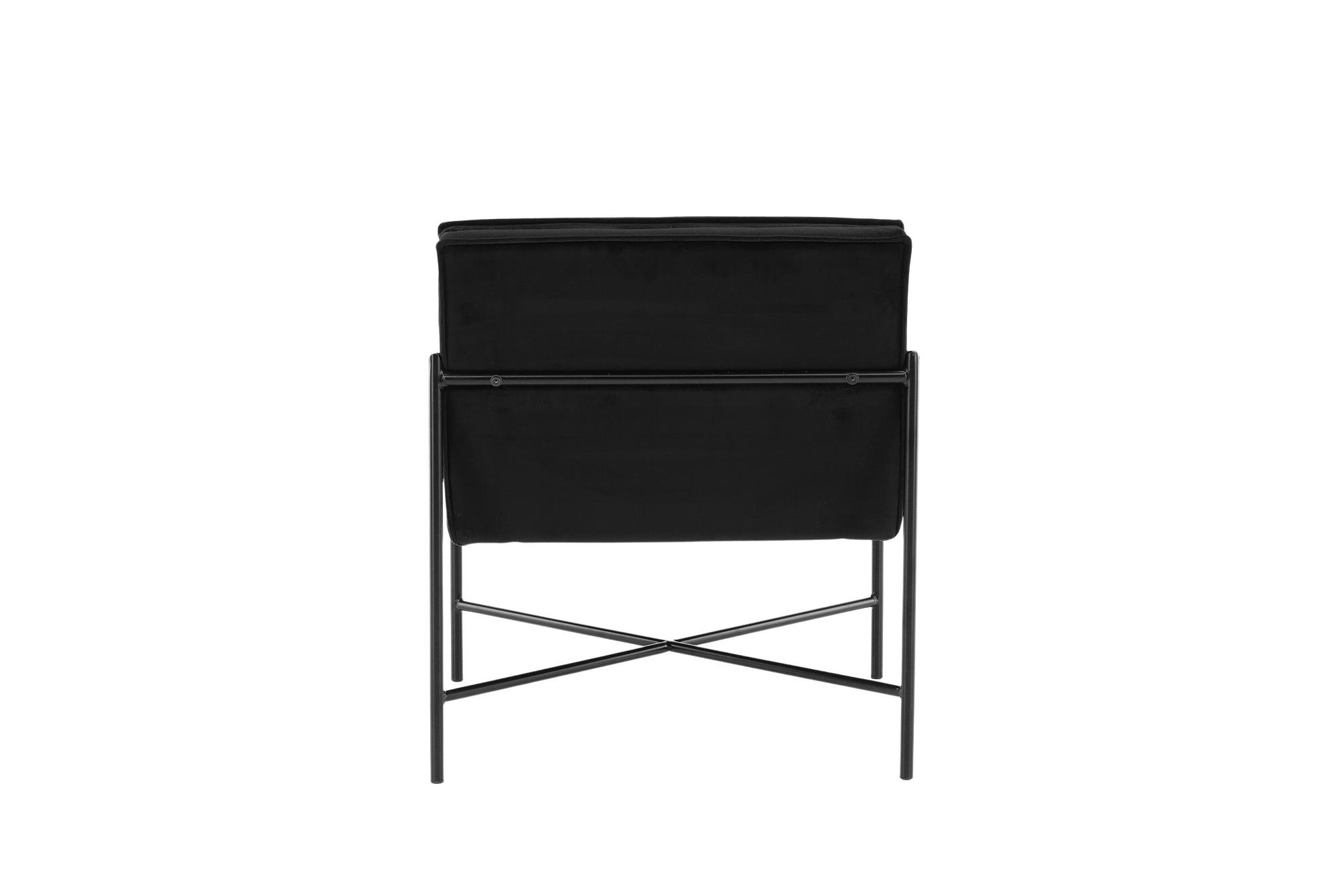 Rakel Armchair Velvet Black 6