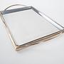 Edelstahltablett Silber 5