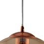 Pendant lamp Balls 1-light Steel Colored glass Amber 4