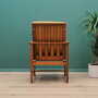 Armchair Teak wood Textile Yellow 1970s 5