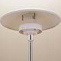 Stehlampe Metall Weiß 1970er Jahre 3