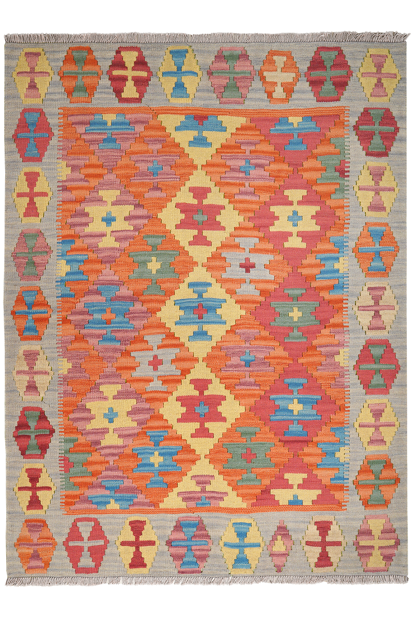 Kelim Gashgai Wool Multicolored 0