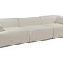 Sofia 3 Sofa White 2