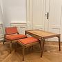 Vintage Hunting Chair Set Heinz Heger 1960er Jahre 0