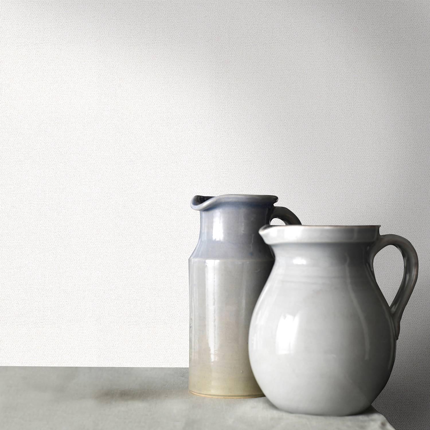 Vliestapete Textil II Vlies Weiß 2