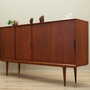 Vintage Highboard Teakholz Braun 1970er Jahre 3