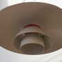 Vintage Pendant Lamp Metal White 1960s 3