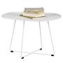 Coffee table reed iron white 2