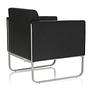 Aruba Armchair Faux Leather Black 5