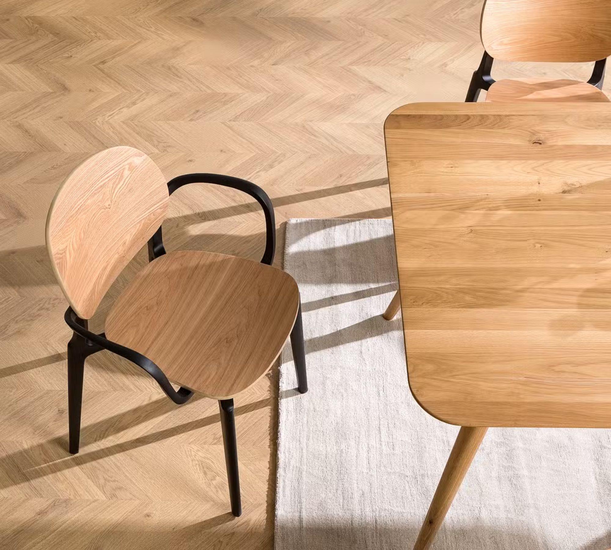 2x Armchair Plastic Brown 3