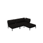 LEVEL Sofamodul Rechts, Sessel & Pouf Sooty Grau 0