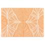 Bath mat Bloom Polyacrylic Salmon 90 x 60 cm 0